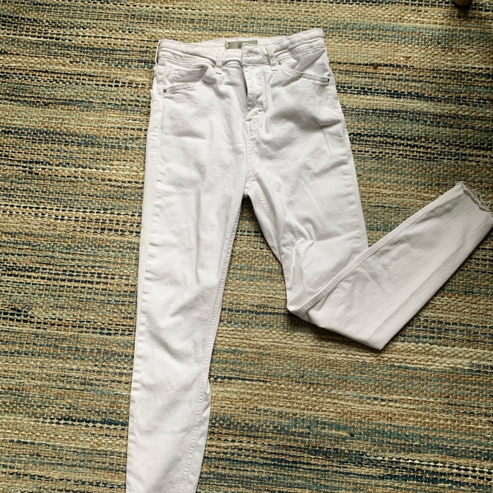 TOPSHOP JAMIE JEANS | WHITE